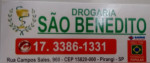 DROG. SÃO BENEDITO